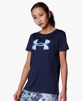 UAビッグロゴ グラフィック Tシャツ（トレーニング/WOMEN）